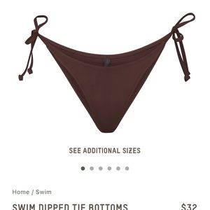 SKIMS SWIM DIPPED TIE BOTTOMS